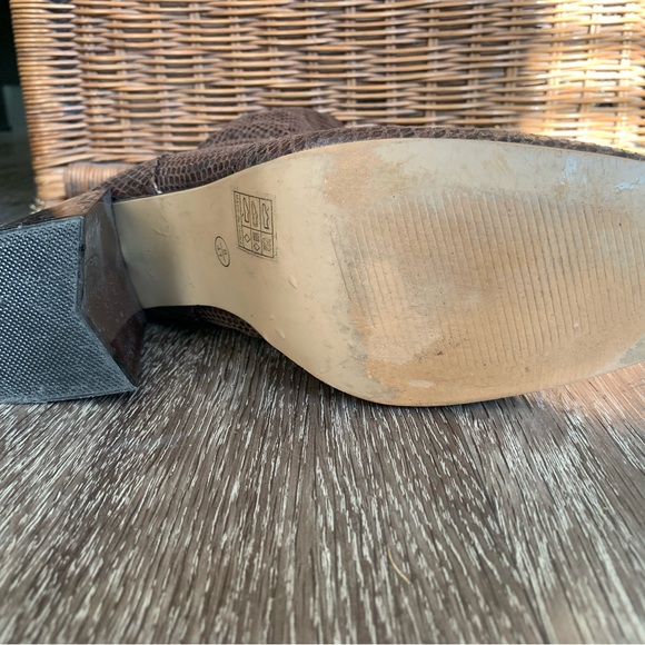 Brown snakeskin ASOS boot - Picture 4 of 4